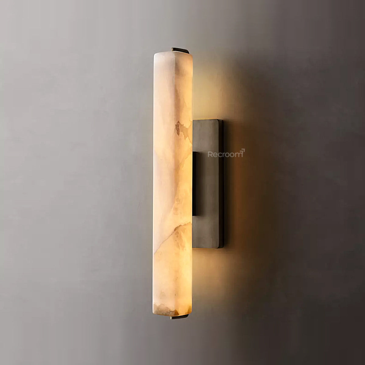 Auduben Alabaster Single Sconce 15" 19" 25" - Zonesus