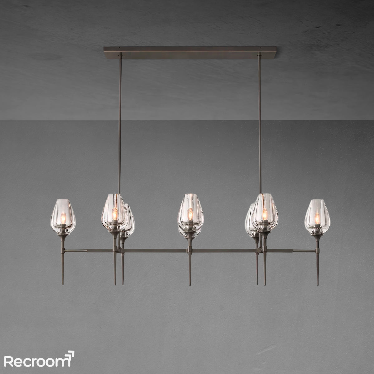 Tuilp Linear Chandelier 52" - Zonesus