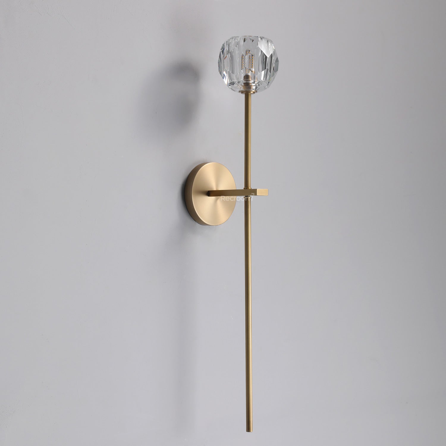Boulew Crystal Glass Grand Sconce 6" - Zonesus