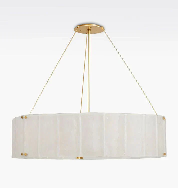 Willamette Glass Round Chandelier 48" - Zonesus