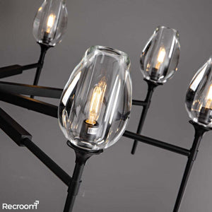 Tuilp Round Chandelier 42" - Zonesus