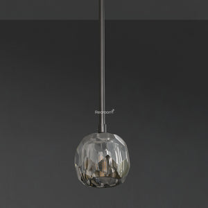 Boulew Crystal Glass Rod Pendant 5" - Zonesus