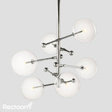 Glass Global Pendant Chandelier 55'' - Zonesus