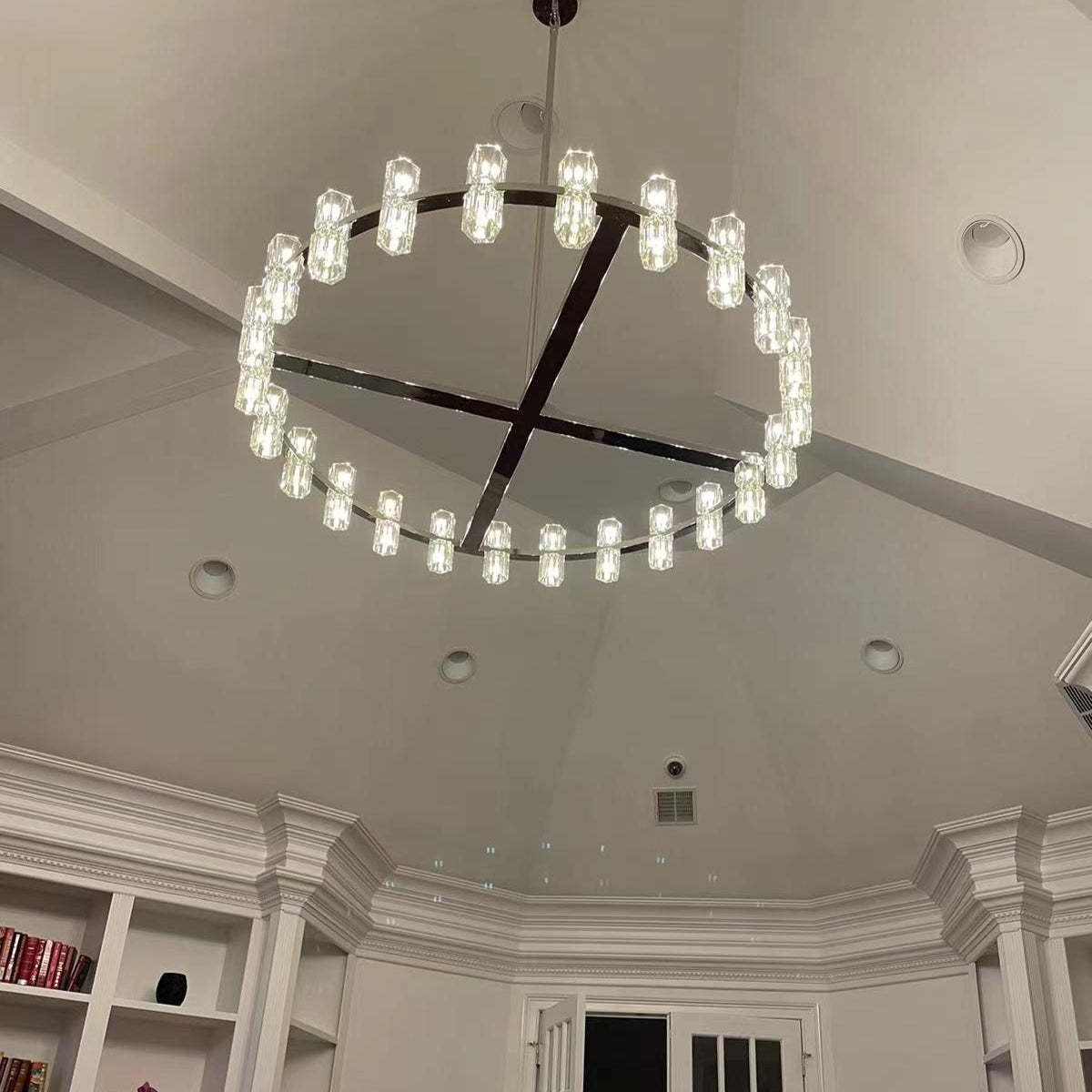 Arcachonest Round Chandelier 36" - Zonesus