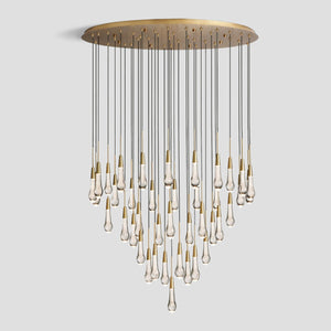 Solitaire Crystal Round Chandelier 17" 24" 36" 40'' 48'' 58"D - Zonesus