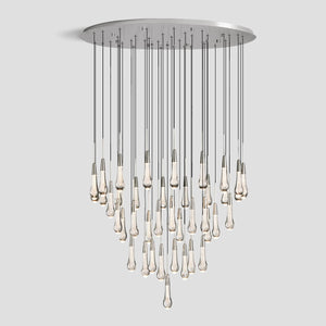 Solitaire Crystal Round Chandelier 17" 24" 36" 40'' 48'' 58"D - Zonesus