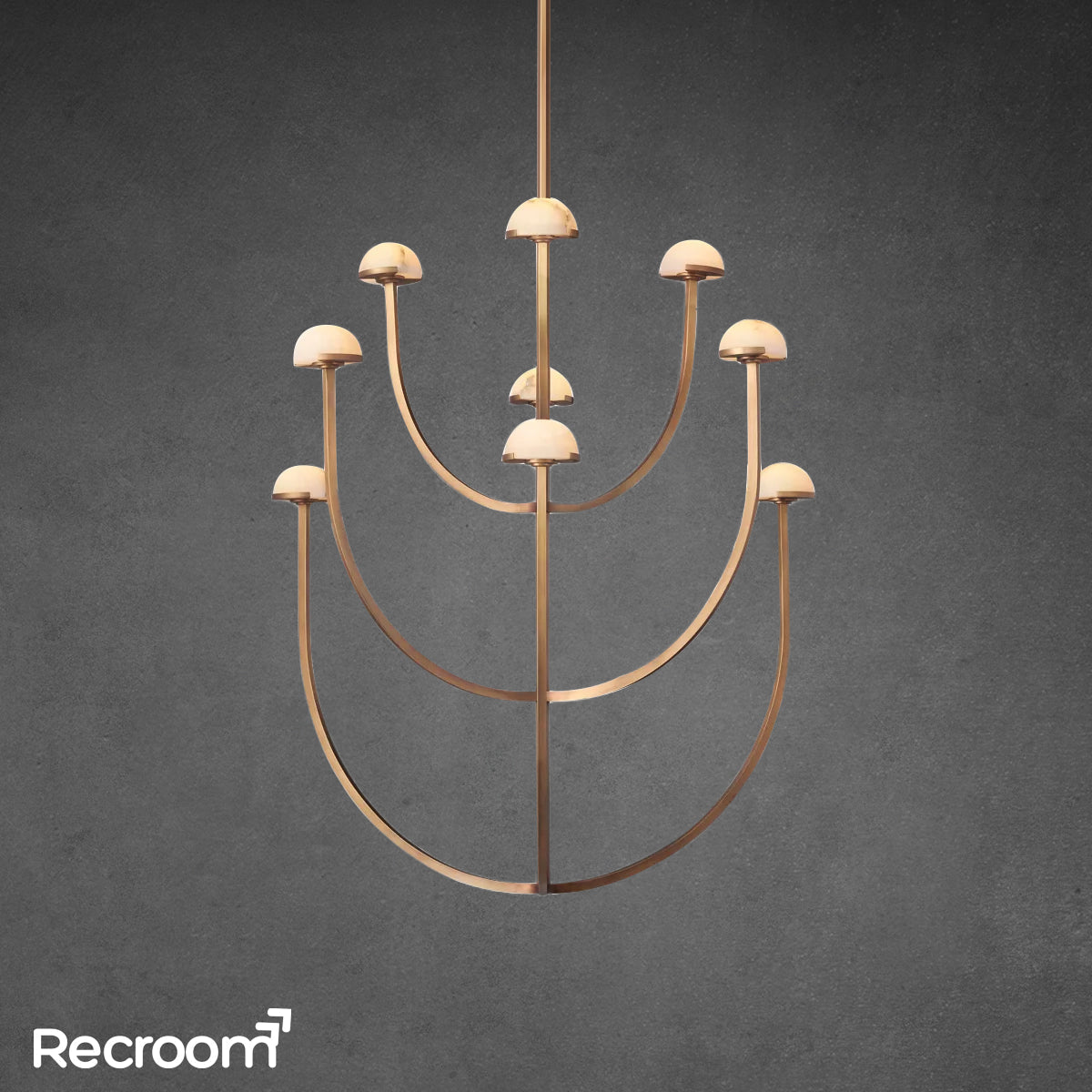 Pedra Round Chandelier 40" - Zonesus
