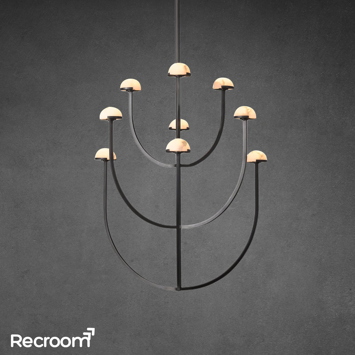 Pedra Round Chandelier 40" - Zonesus