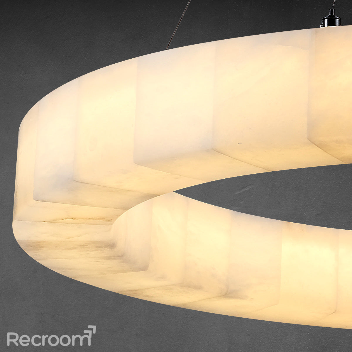 Rivager Lueur Round Chandelier 40" - Zonesus