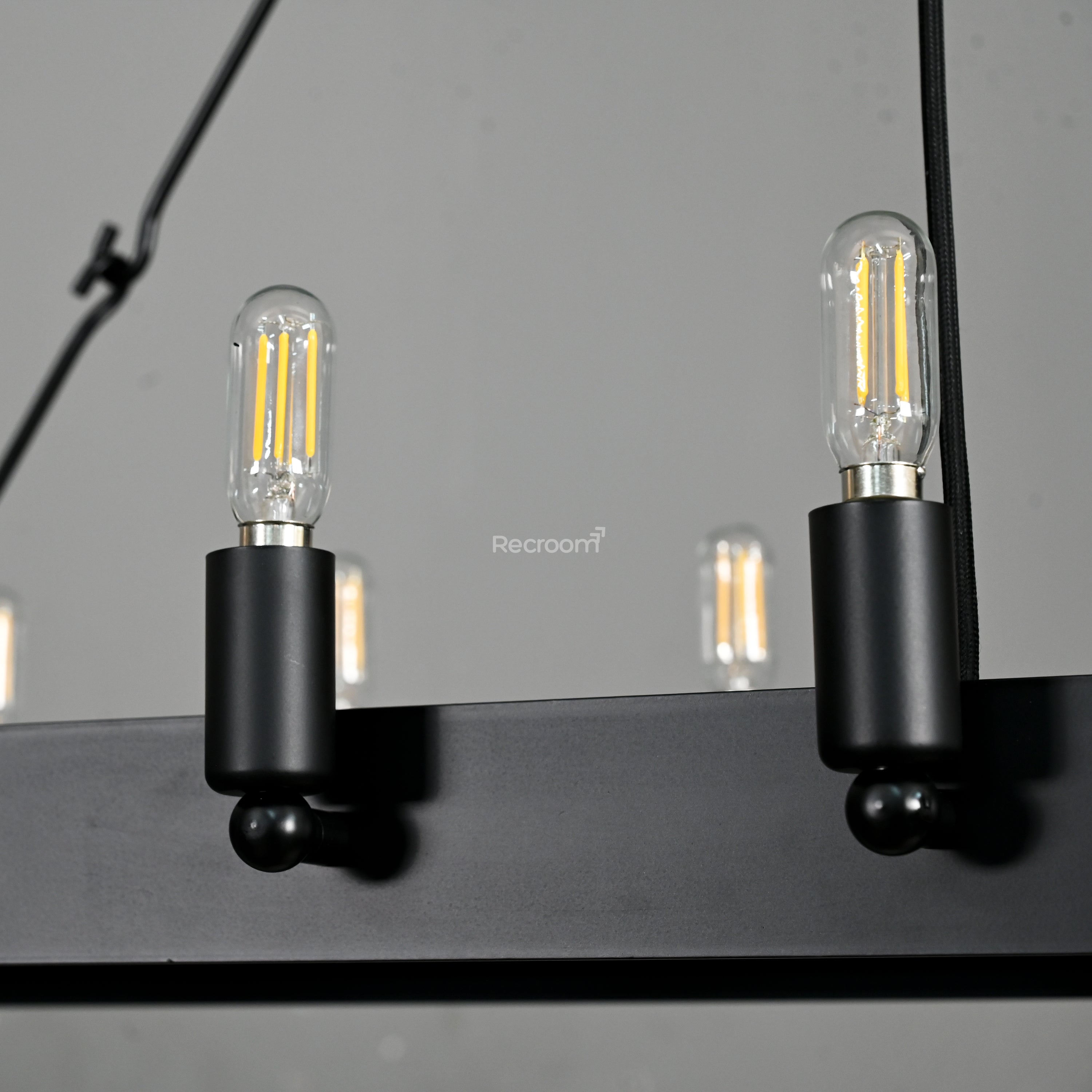 Caminon Vintage Filament Rectangular Chandelier 41“ 52" - Zonesus