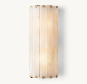 Blaire Alabaster Grand Sconce 19"H - Zonesus