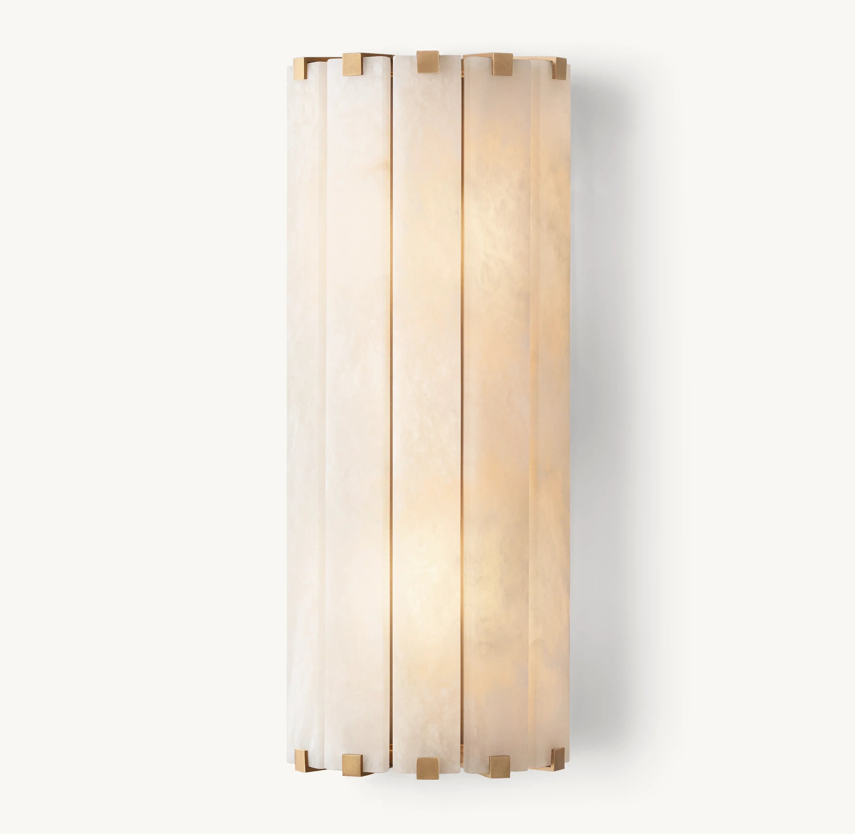 Blaire Alabaster Grand Sconce 19"H - Zonesus