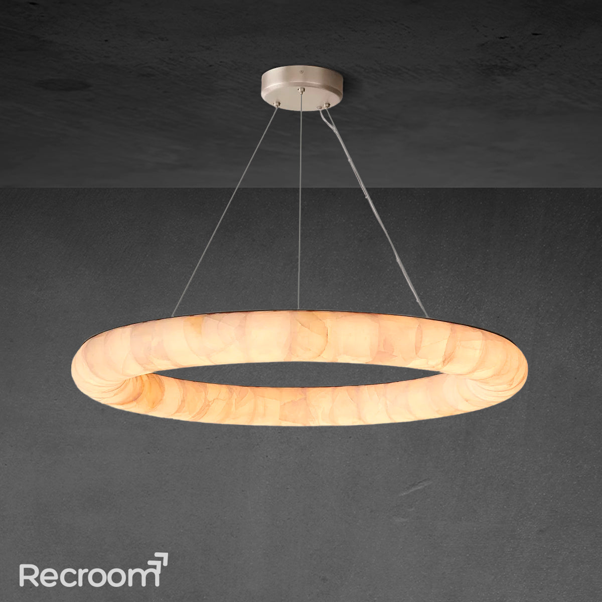 Rivager Lisse Round Chandelier 41" - Zonesus