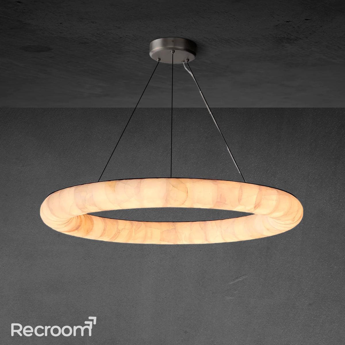 Rivager Lisse Round Chandelier 41" - Zonesus
