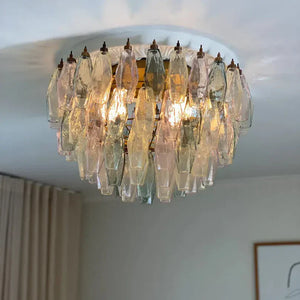 Murano Chandelier – Poliedri – 84 glasses – Multi - Zonesus