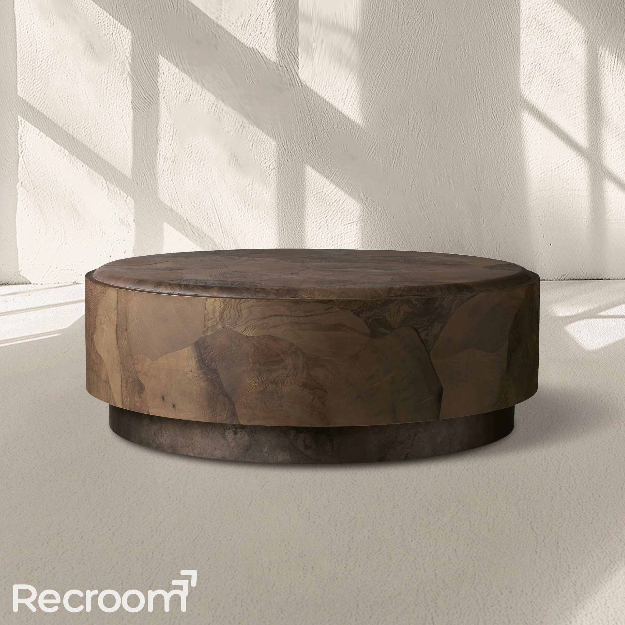 Pola Round Plinth Coffee Table - Zonesus