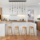 Solitaire Crystal Linear Chandelier 37" 50" 60'' 70" 87" 120''W - Zonesus