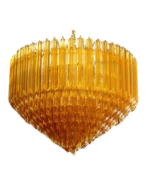 Murano Chandelier – 265 prisms – Amber - Zonesus