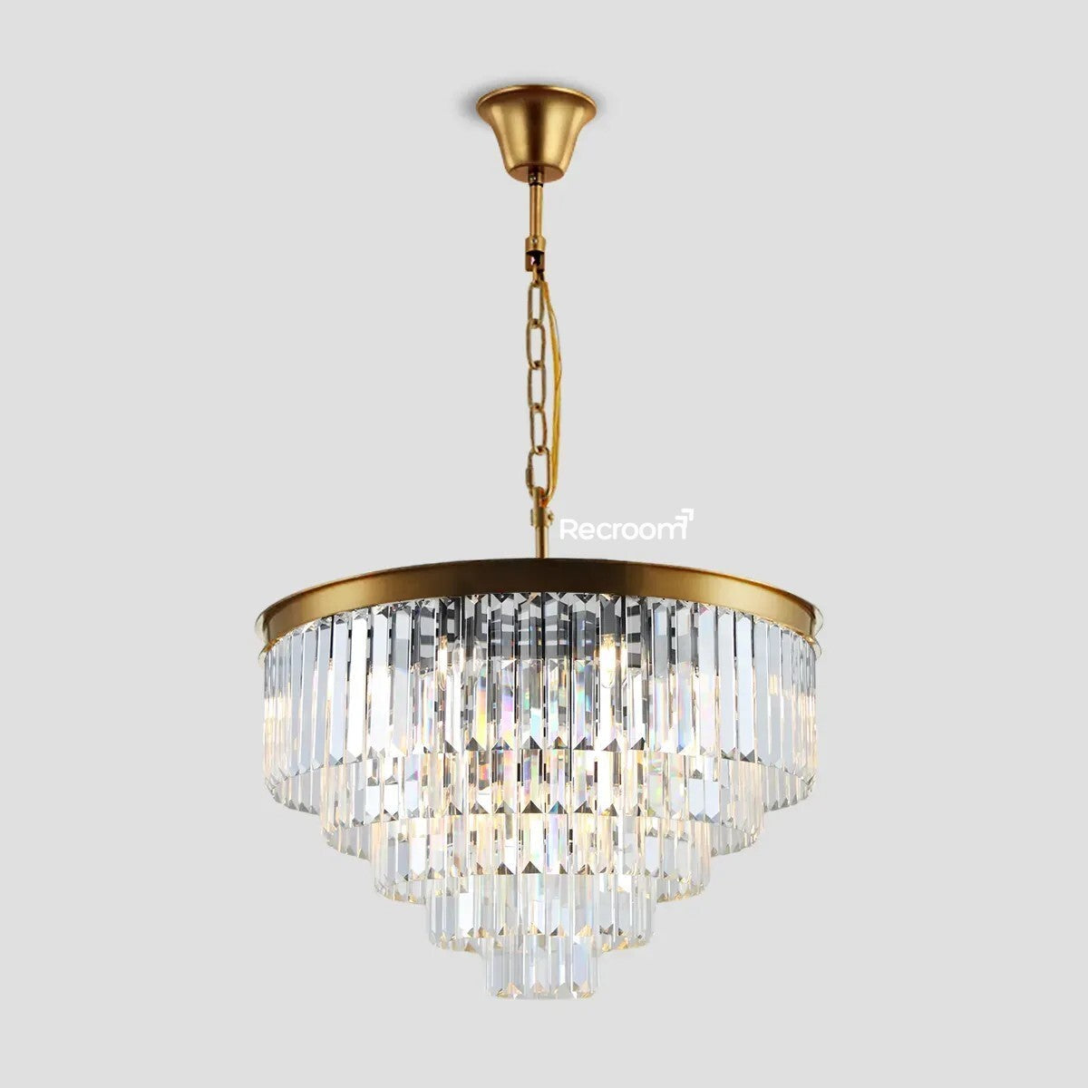 Odean Round Chandelier 20" 32" 44" Tiers - Zonesus