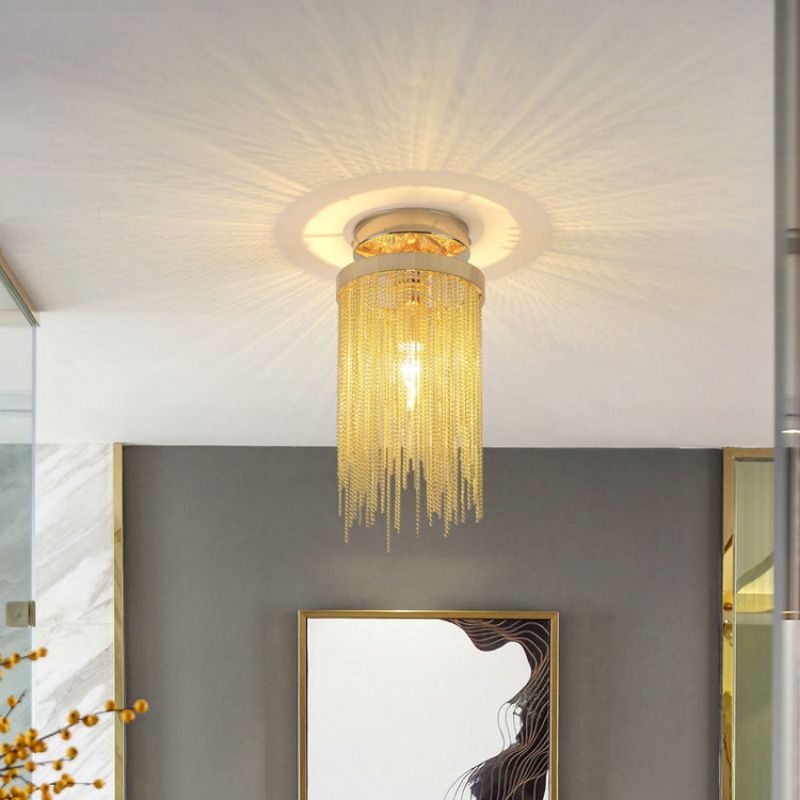 Tassel Aluminum Flushmount for House - Zonesus