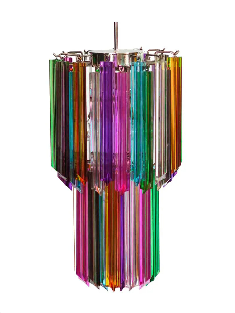 Murano Chandelier – Quadriedri – 46 prisms – Multi - Zonesus