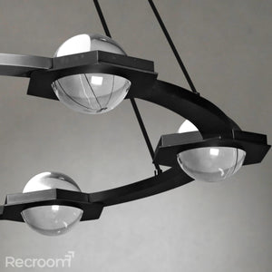 Eclitant Two-Tier Round Chandelier 48" - Zonesus