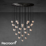Pearli Round Chandelier 48" - Zonesus