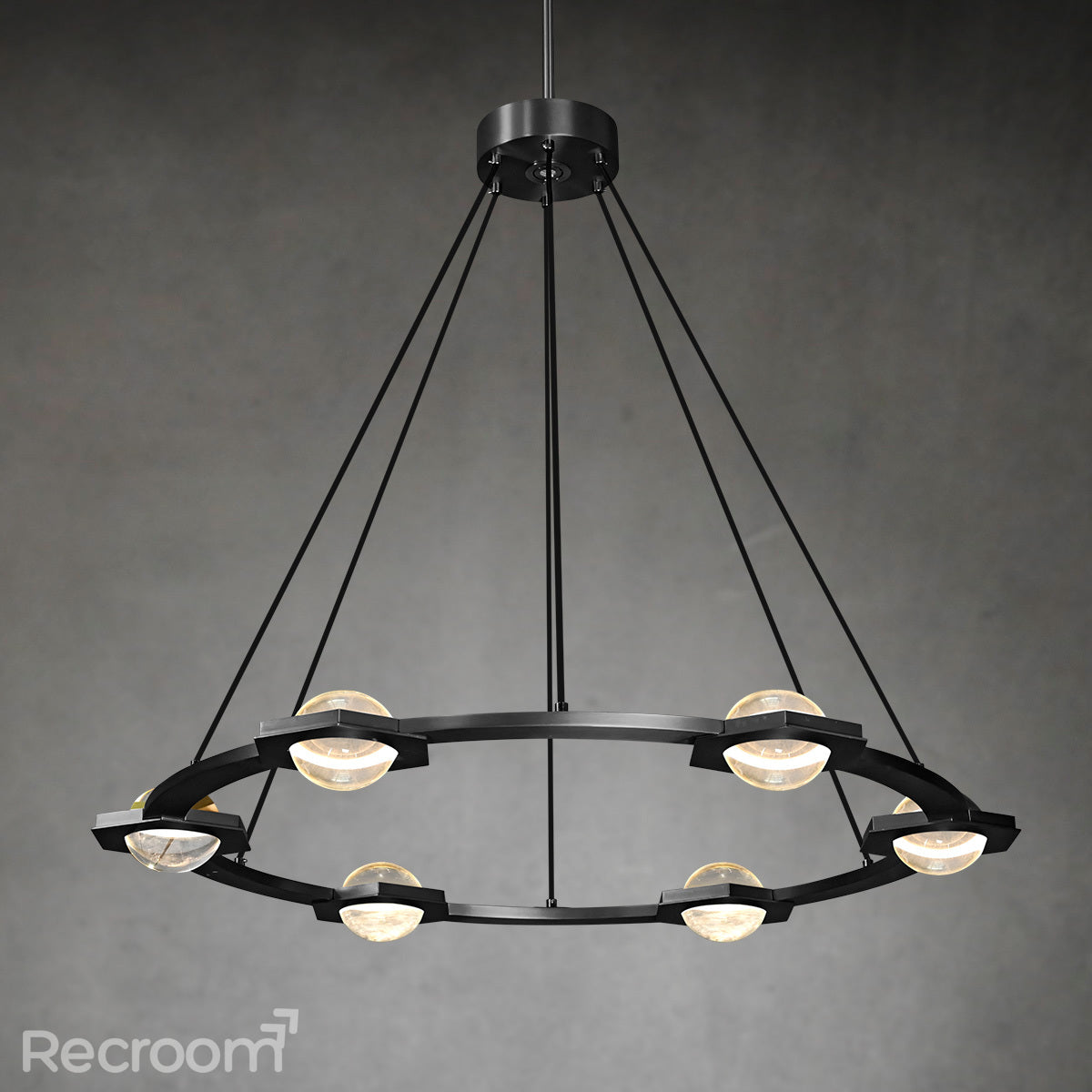 Eclitant Round Chandelier 48" - Zonesus