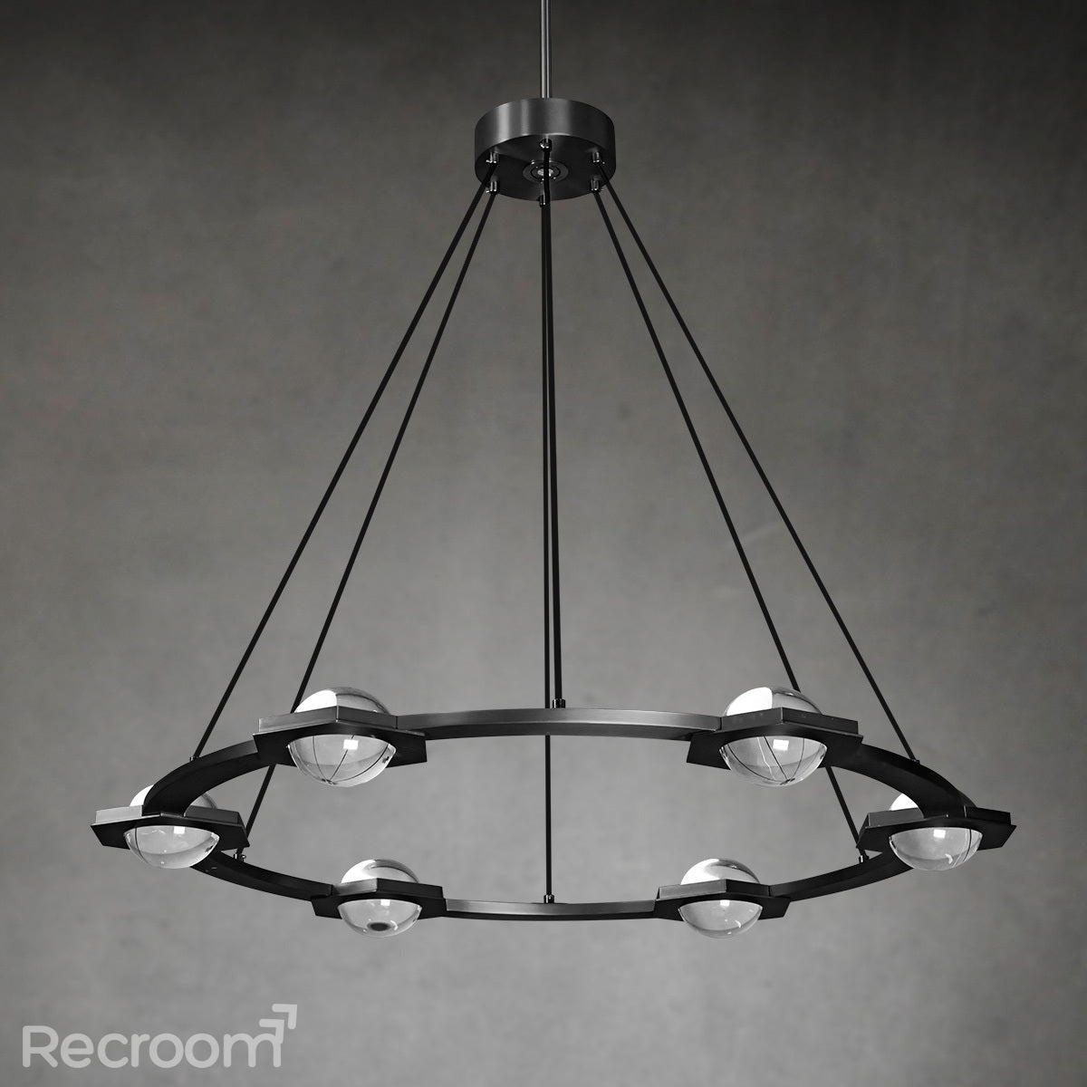 Eclitant Round Chandelier 48" - Zonesus