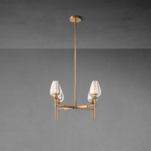 Tuilp Round Chandelier 27" - Zonesus
