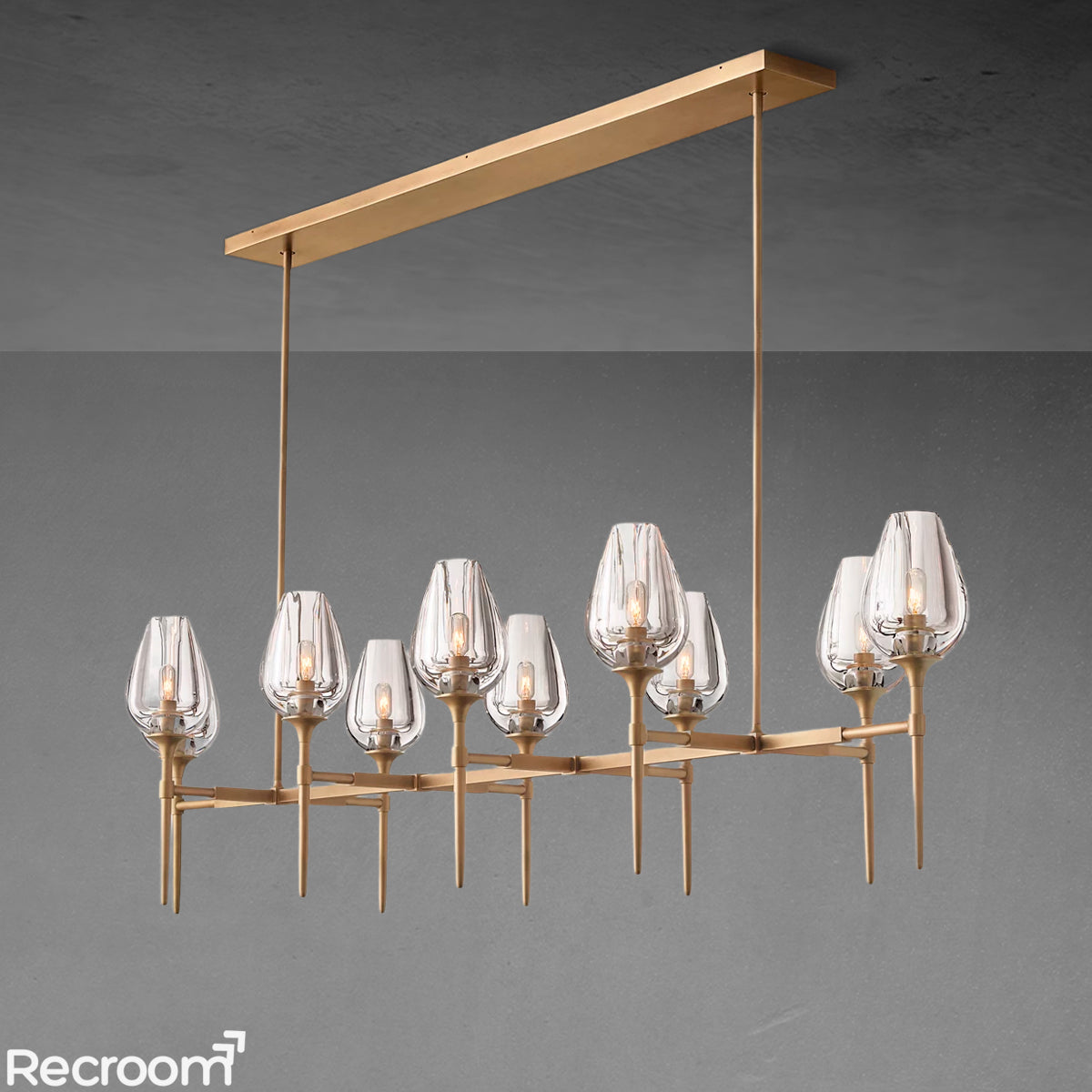 Tuilp Linear Chandelier 65" - Zonesus
