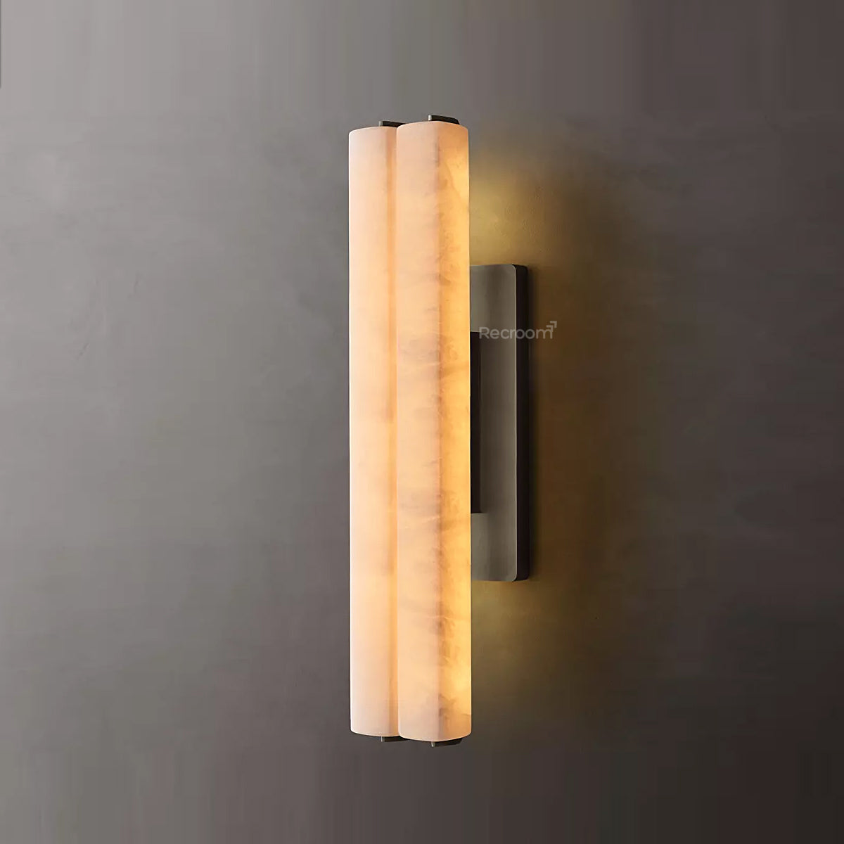 Auduben Alabaster Double Sconce 15" 19" 25" - Zonesus