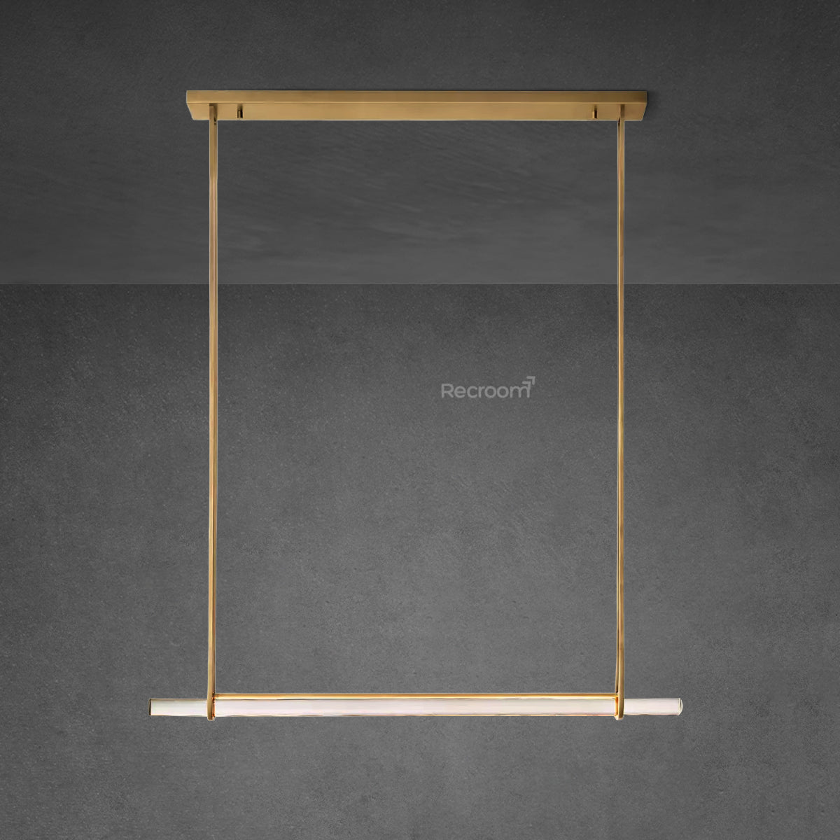 Auduben Crystal Single Bar Linear Chandelier 60" - Zonesus
