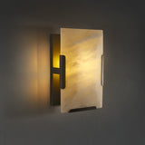 Harllow Calcite Single Wall Sconce 6“ - Zonesus