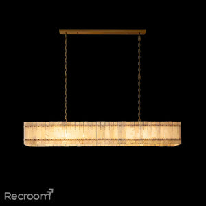 San Marconer Alabaster Linear Chandelier 72'' - Zonesus
