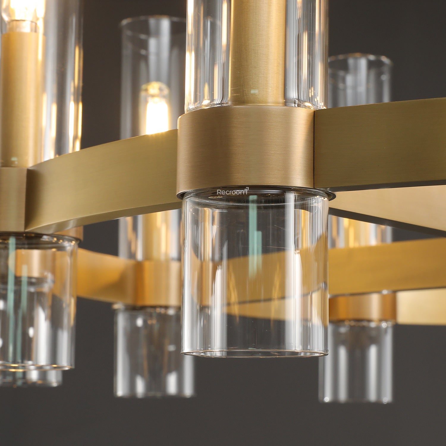 Manory Glass Round Chandelier 48" - Zonesus