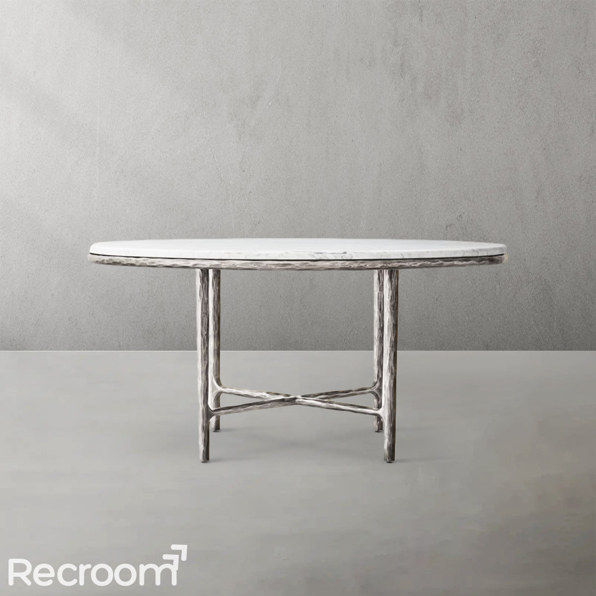 Thaddeo Marble Round Dining Table - Zonesus