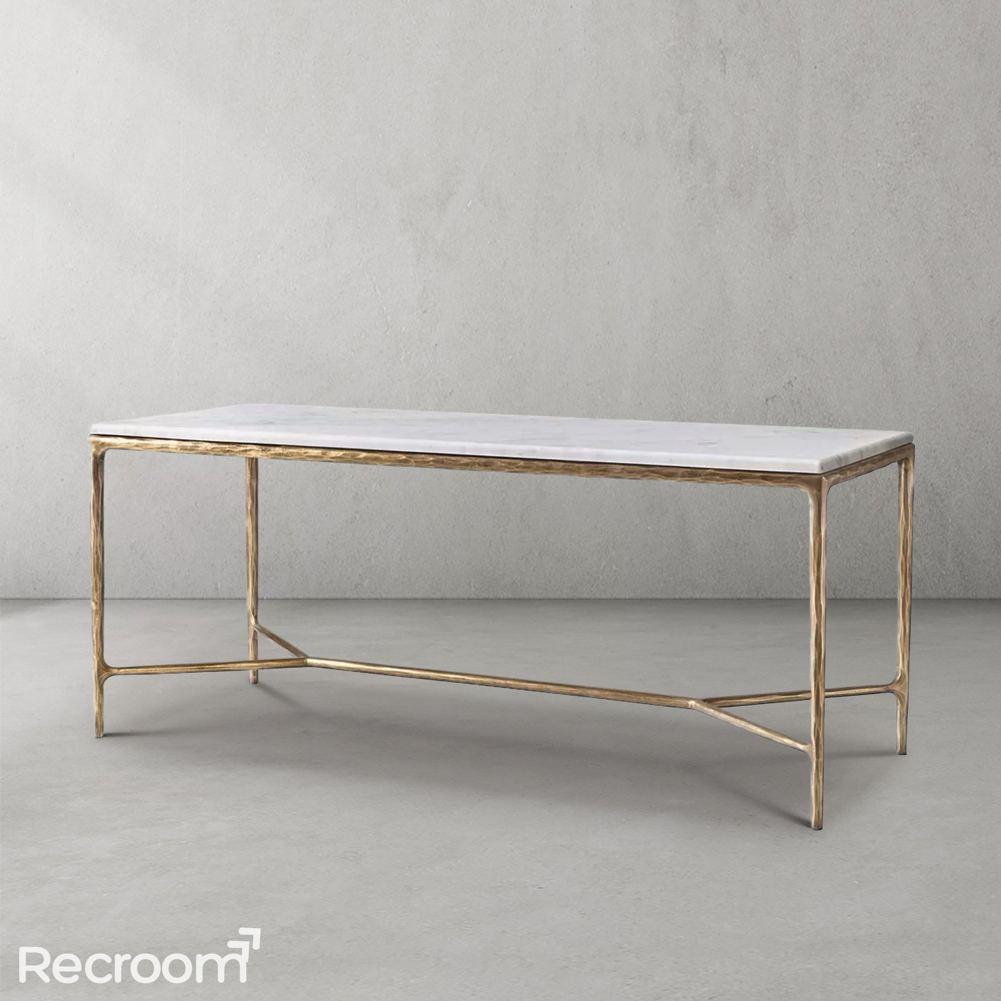 Thaddeo Marble And Grass Desk - Zonesus