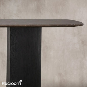 San Germani Stone Dining Table with Dauphine Base - Zonesus