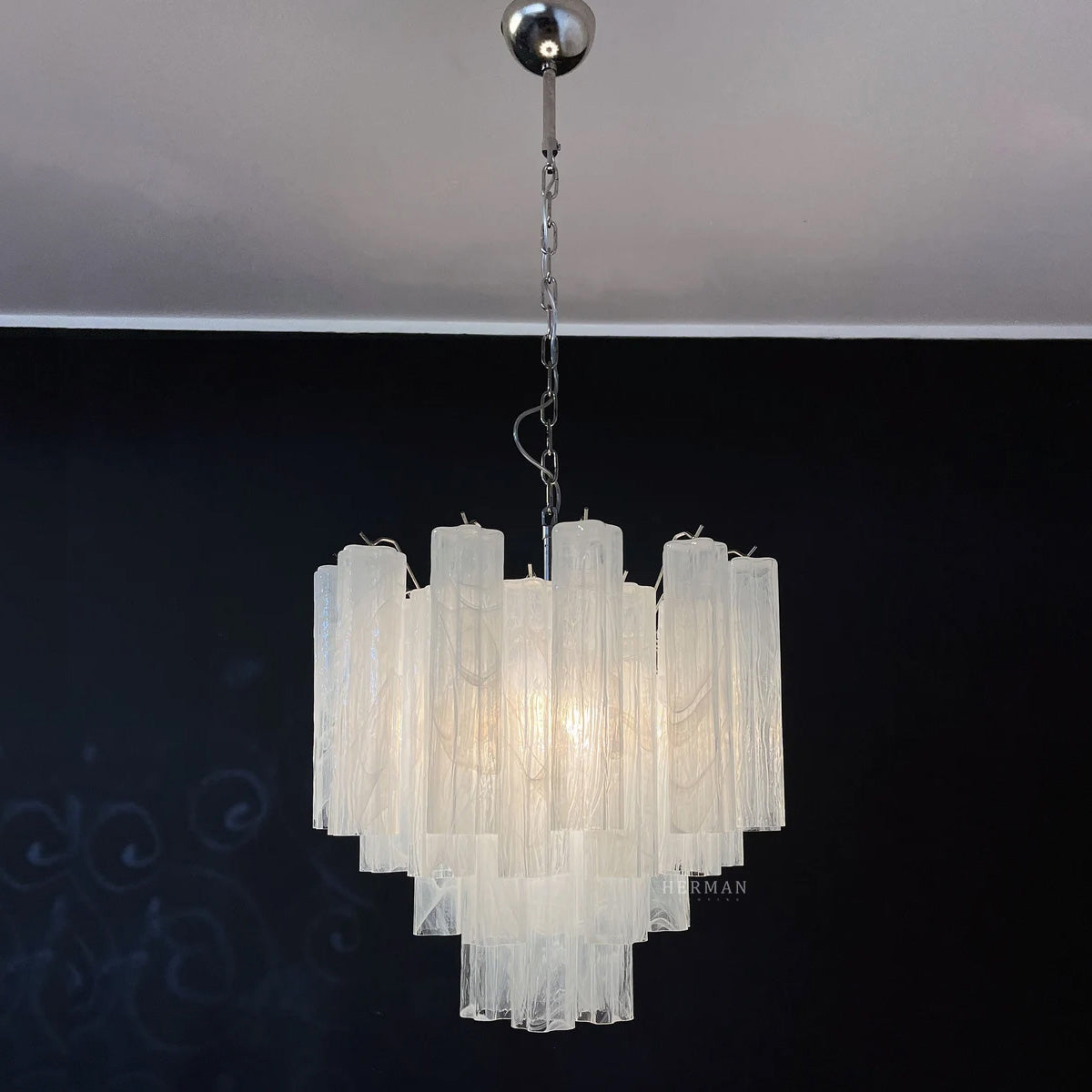 Murano Chandelier – 36 tubes – Alabaster white - Zonesus