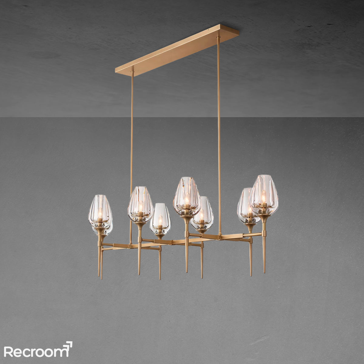 Tuilp Linear Chandelier 52" - Zonesus