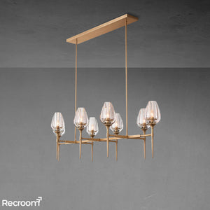 Tuilp Linear Chandelier 52" - Zonesus
