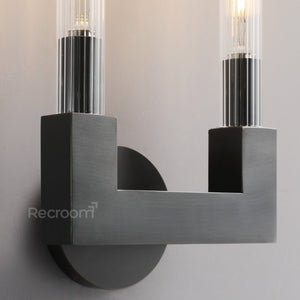 Cannel Double Wall Sconce 9" - Zonesus