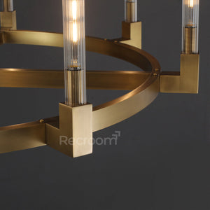 Cannel Round Chandelier 36" - Zonesus