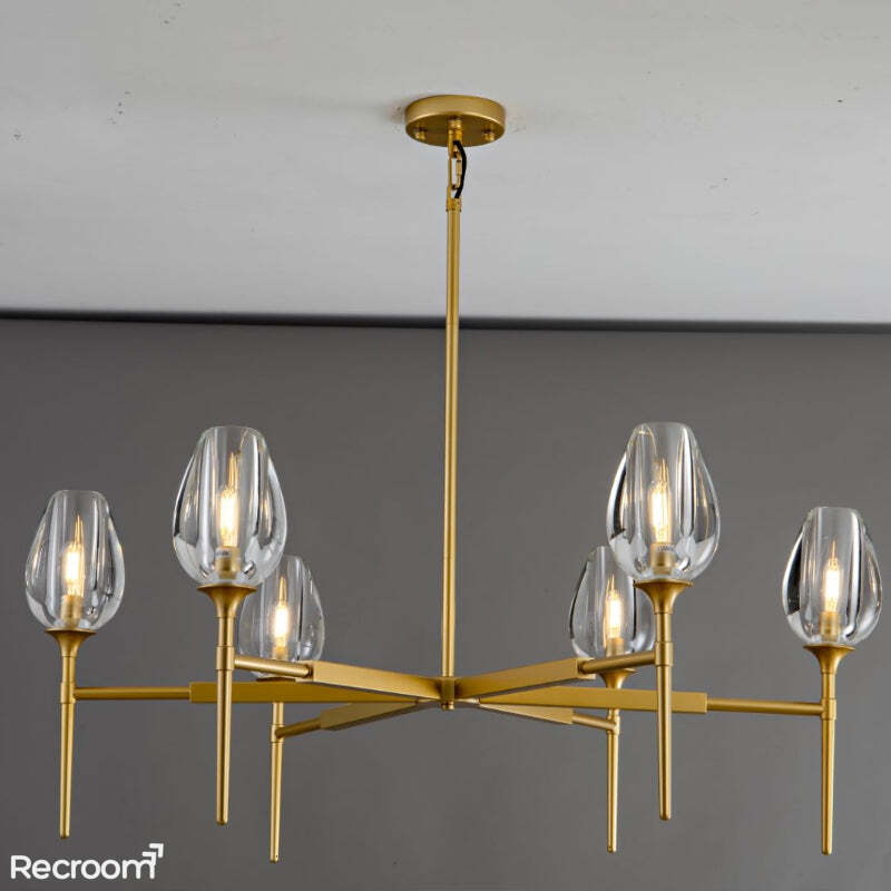 Tuilp Round Chandelier 42" - Zonesus