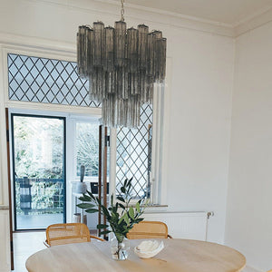 Murano Chandelier – 48 tubes – Smoked - Zonesus