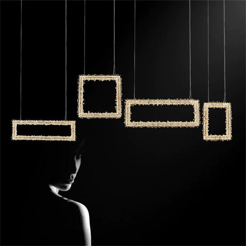 Cervine Echo Rock Crystal Chandelier - Zonesus