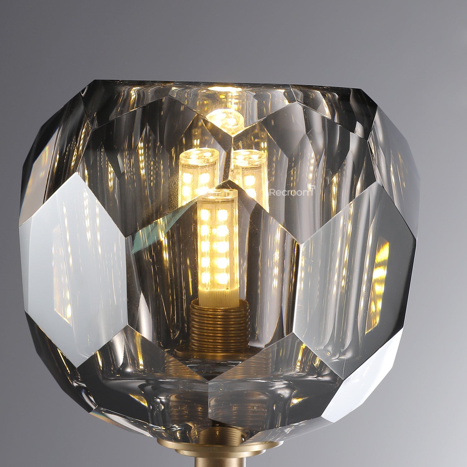Boulew Crystal Glass Grand Double Sconce 12" - Zonesus