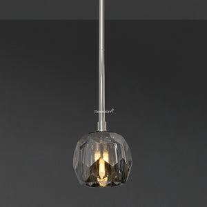 Boulew Crystal Glass Rod Pendant 5" - Zonesus