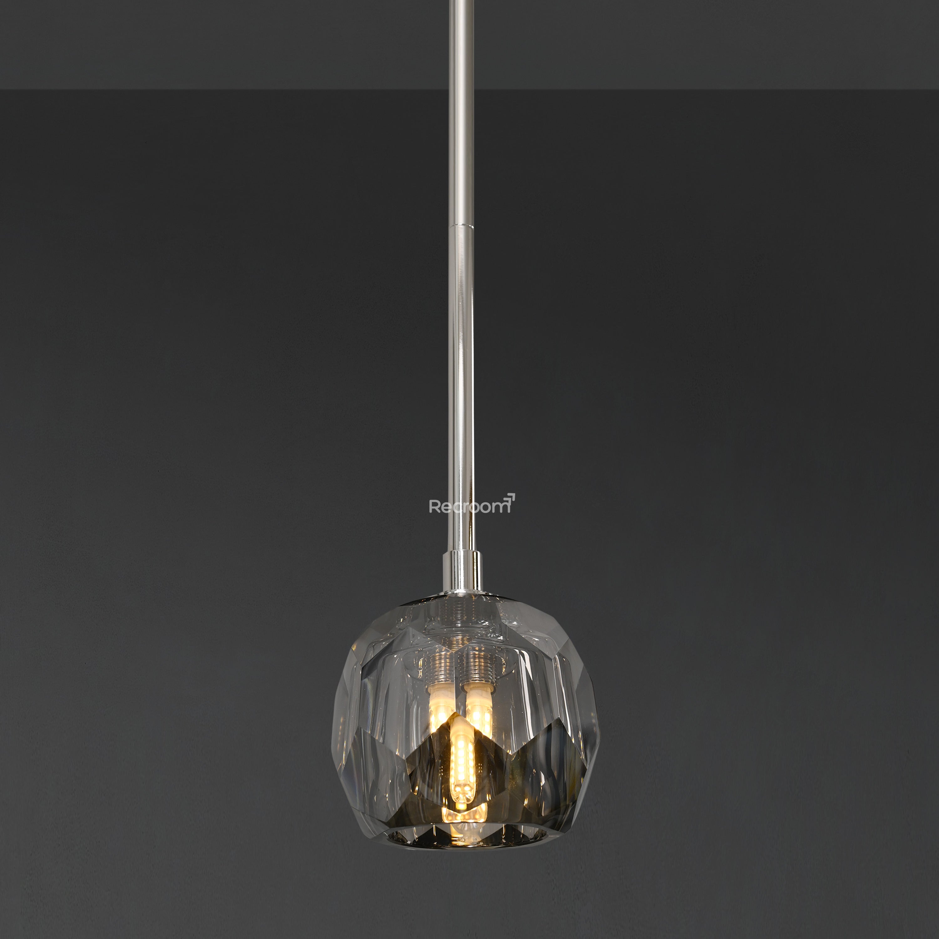 Boulew Crystal Glass Rod Pendant 5" - Zonesus